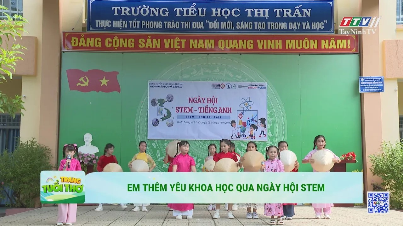 Em thêm yêu khoa học qua Ngày hội STEM | TRANG TUỔI THƠ | TayNinhTV